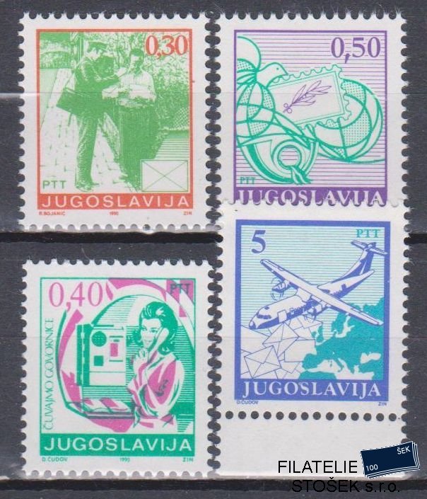 Jugoslávie známky Mi 2396-99