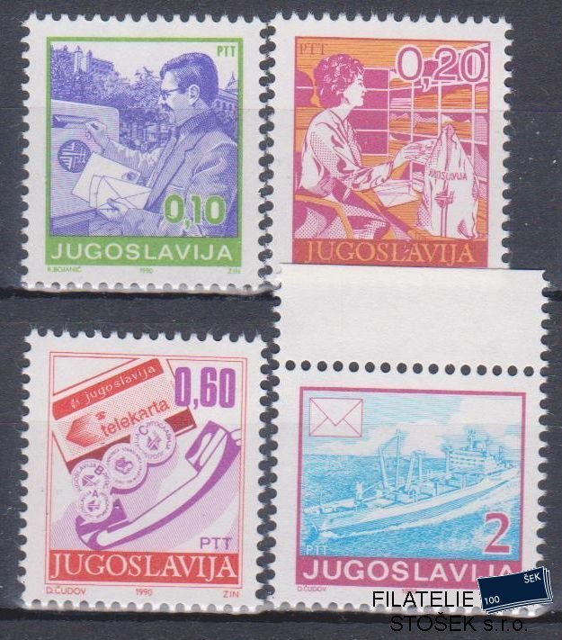 Jugoslávie známky Mi 2401-4