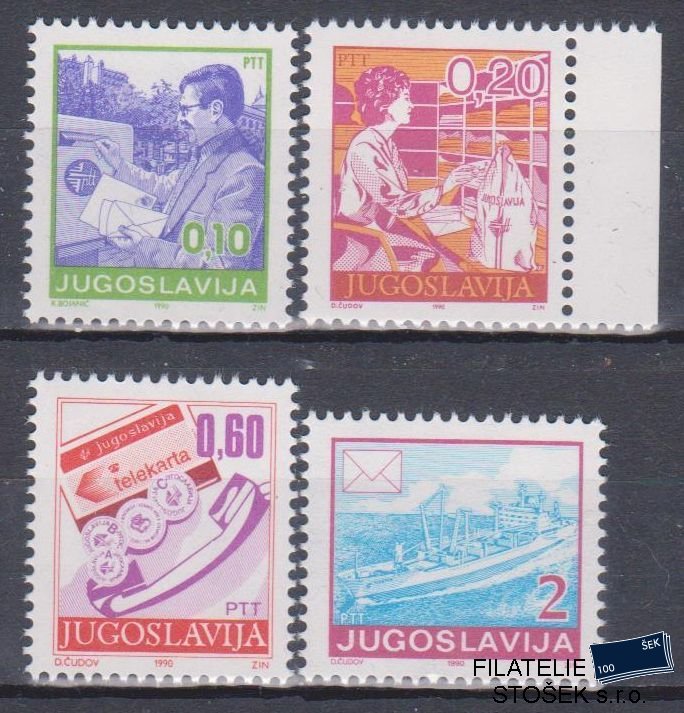 Jugoslávie známky Mi 2401-4