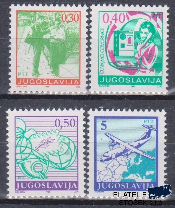 Jugoslávie známky Mi 2396-99C