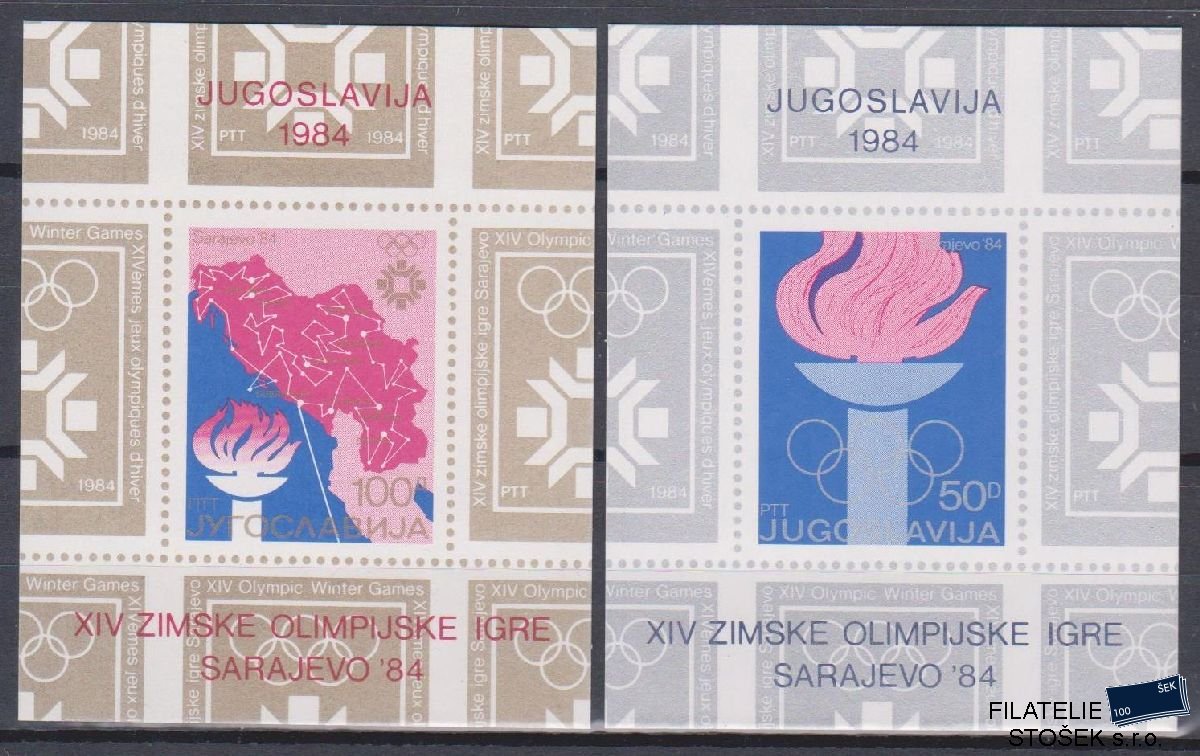 Jugoslávie známky Mi Blok 24-25