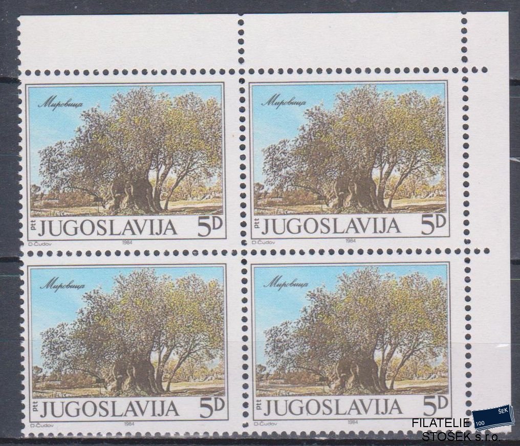 Jugoslávie známky Mi 2065 4 Blok