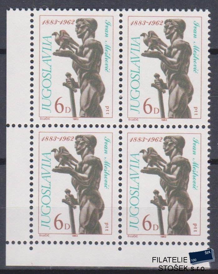 Jugoslávie známky Mi 1997 4 Blok