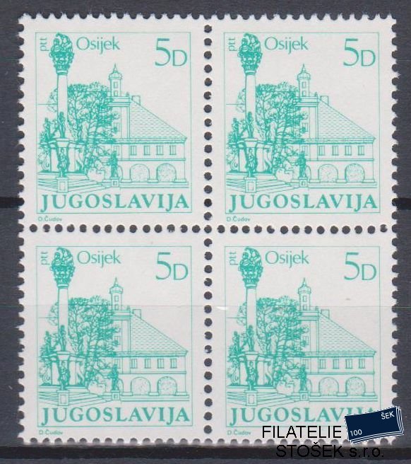 Jugoslávie známky Mi 1998 4 Blok
