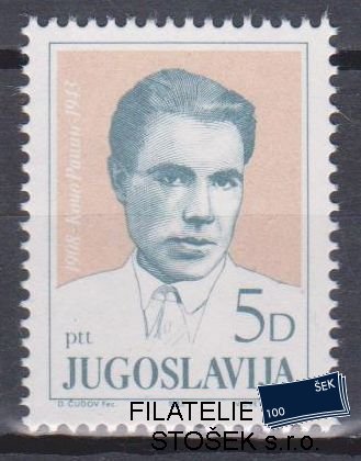 Jugoslávie známky Mi 2022
