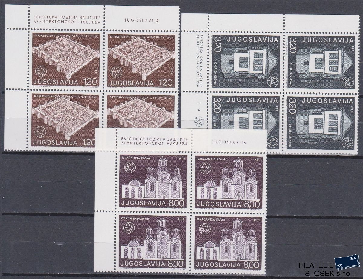 Jugoslávie známky Mi 1627-29 4 Blok
