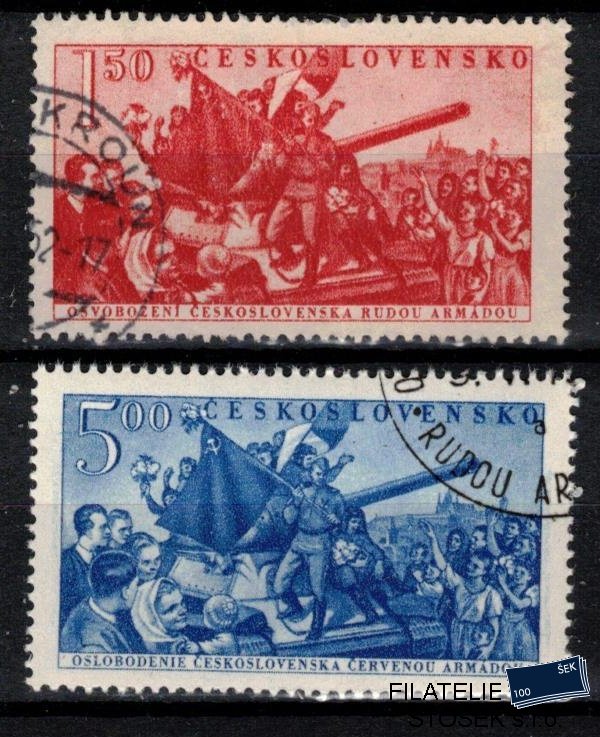 ČSSR známky 653-4