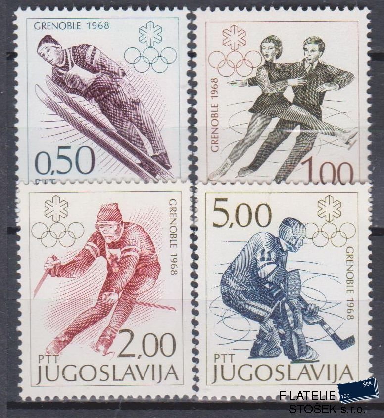 Jugoslávie známky Mi 1262-65