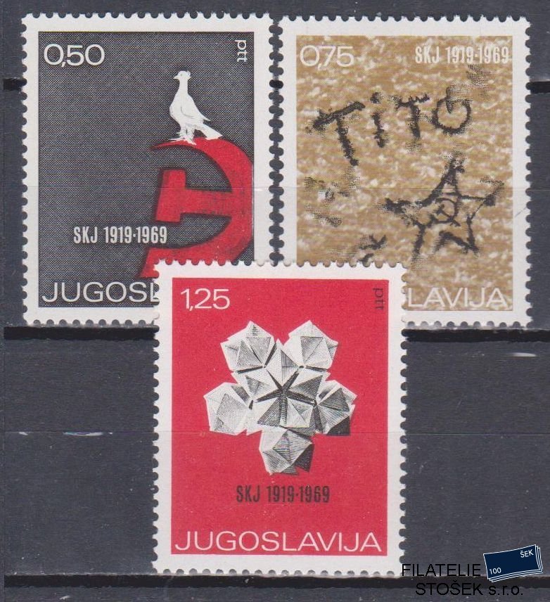Jugoslávie známky Mi 1318-20