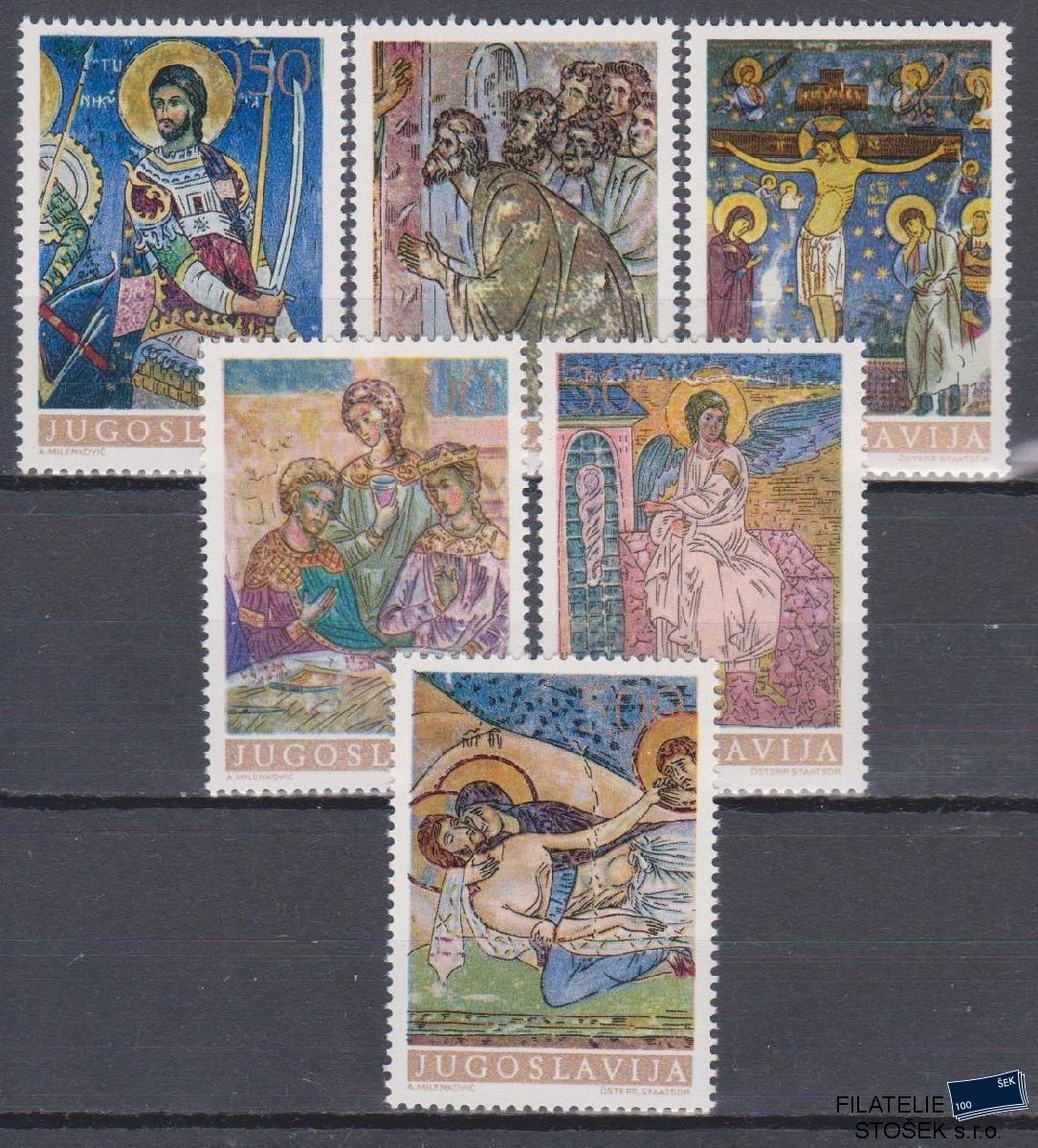 Jugoslávie známky Mi 1322-27