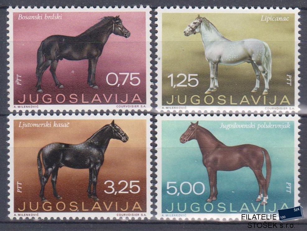 Jugoslávie známky Mi 1344-47