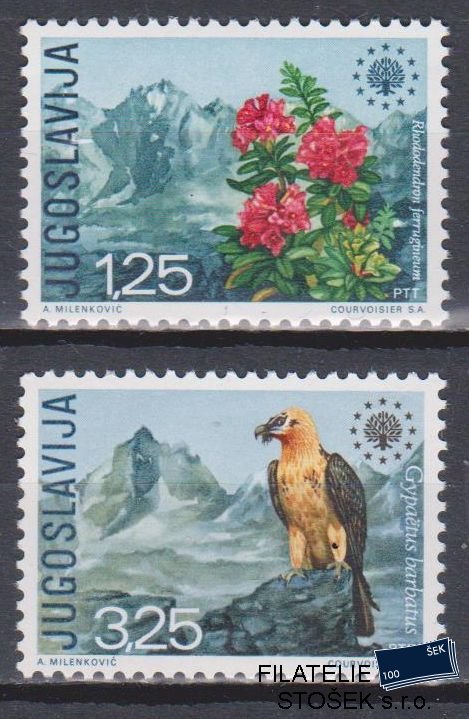 Jugoslávie známky Mi 1406-7