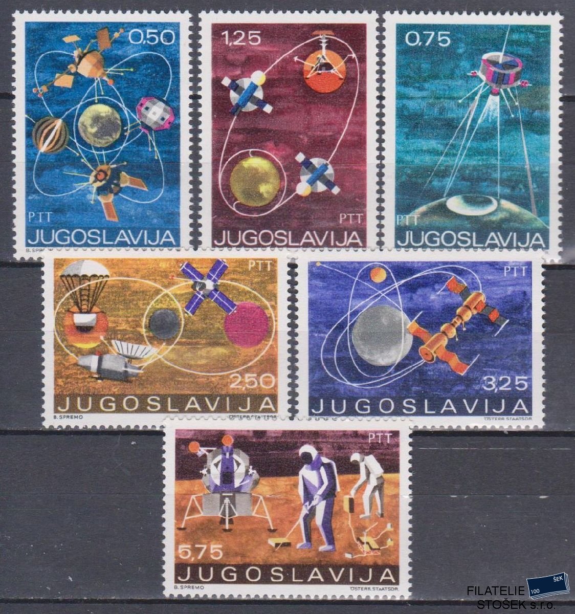 Jugoslávie známky Mi 1409-14