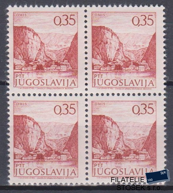 Jugoslávie známky Mi 1516 4 Blok