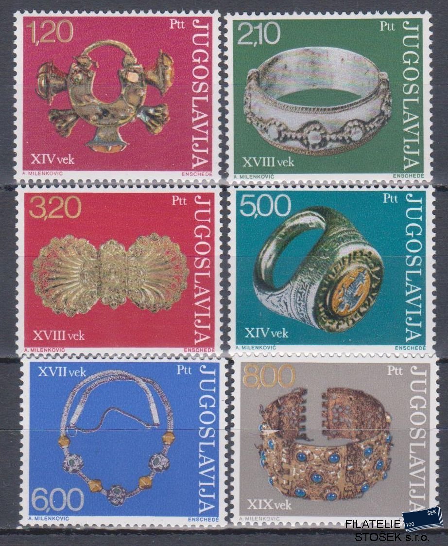Jugoslávie známky Mi 1587-92