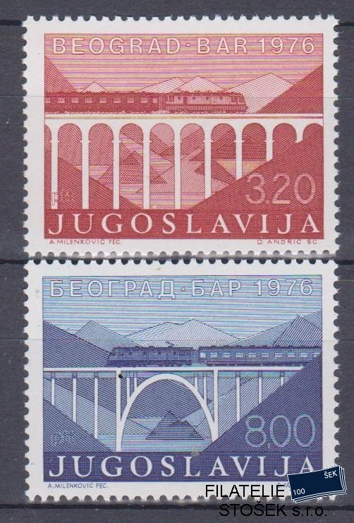 Jugoslávie známky Mi 1638-39