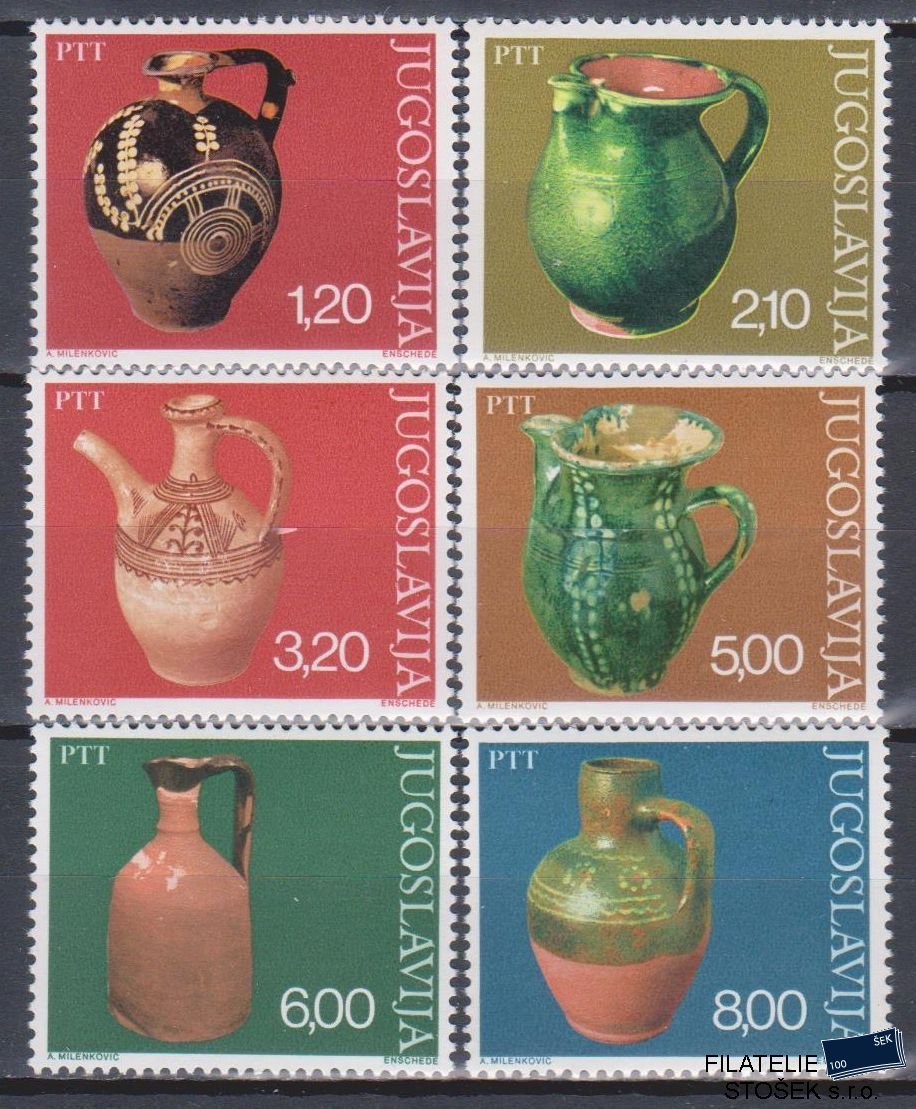 Jugoslávie známky Mi 1649-54