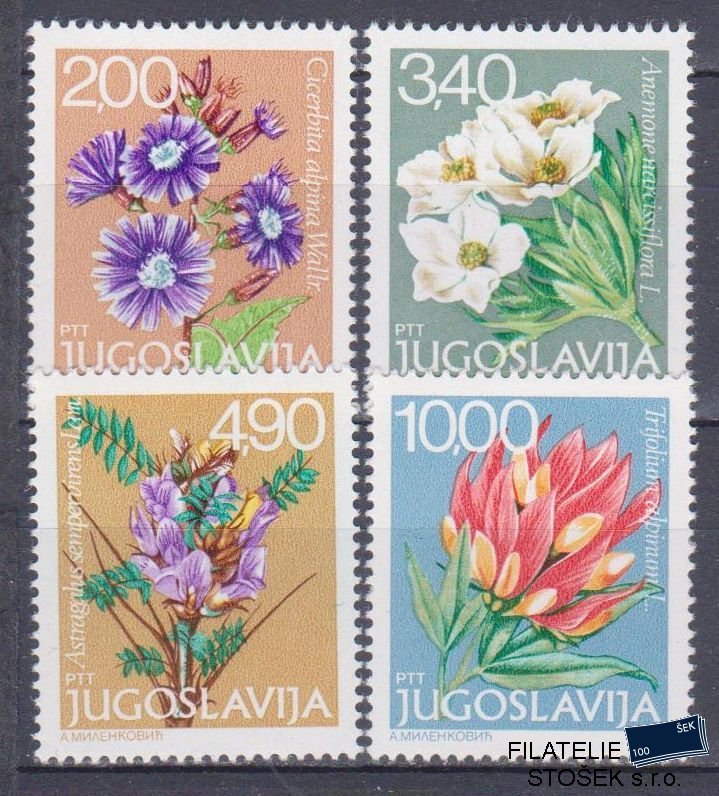Jugoslávie známky Mi 1789-92