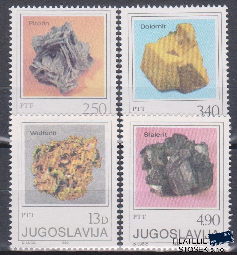 Jugoslávie známky Mi 1849-52