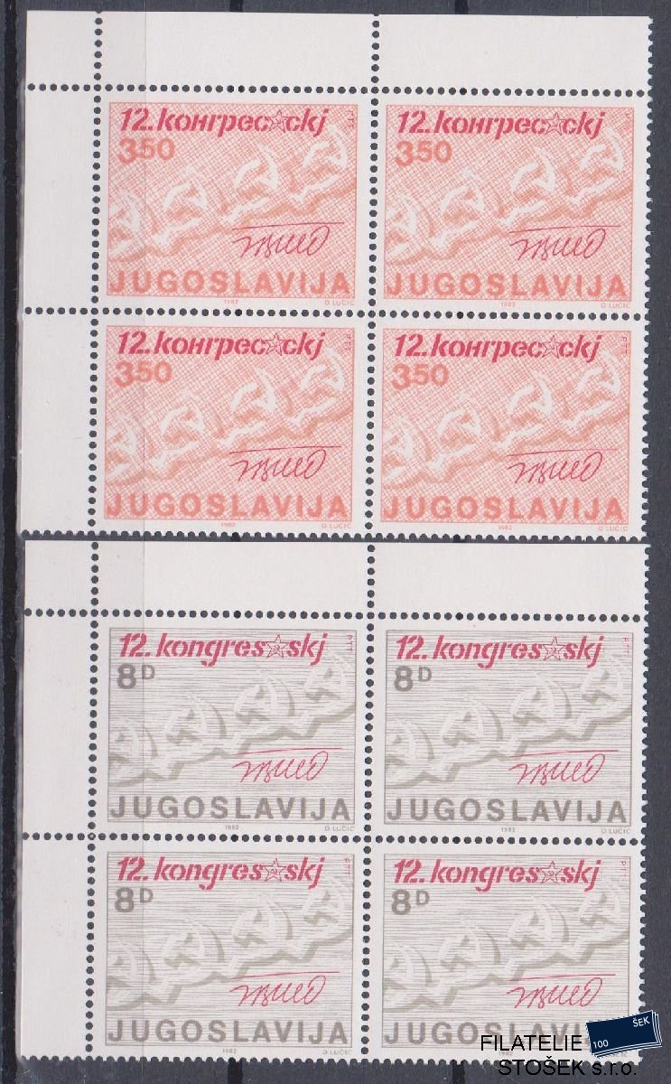 Jugoslávie známky Mi 1930-31 4 Blok