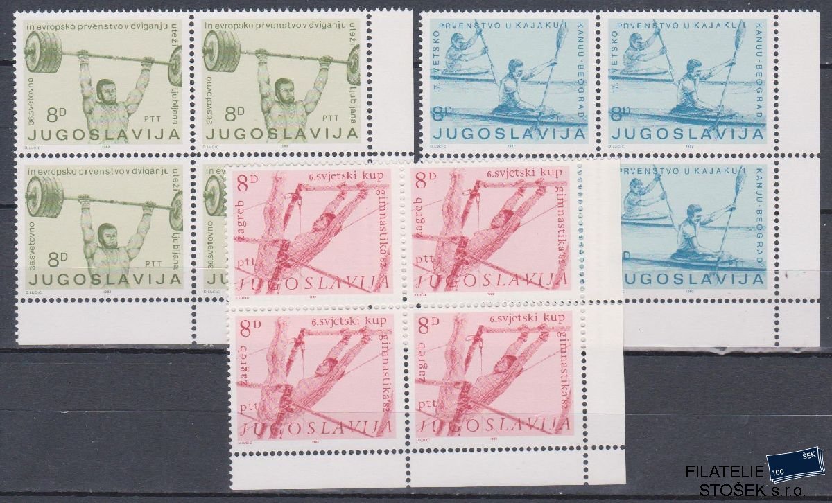 Jugoslávie známky Mi 1935-37 4 Blok