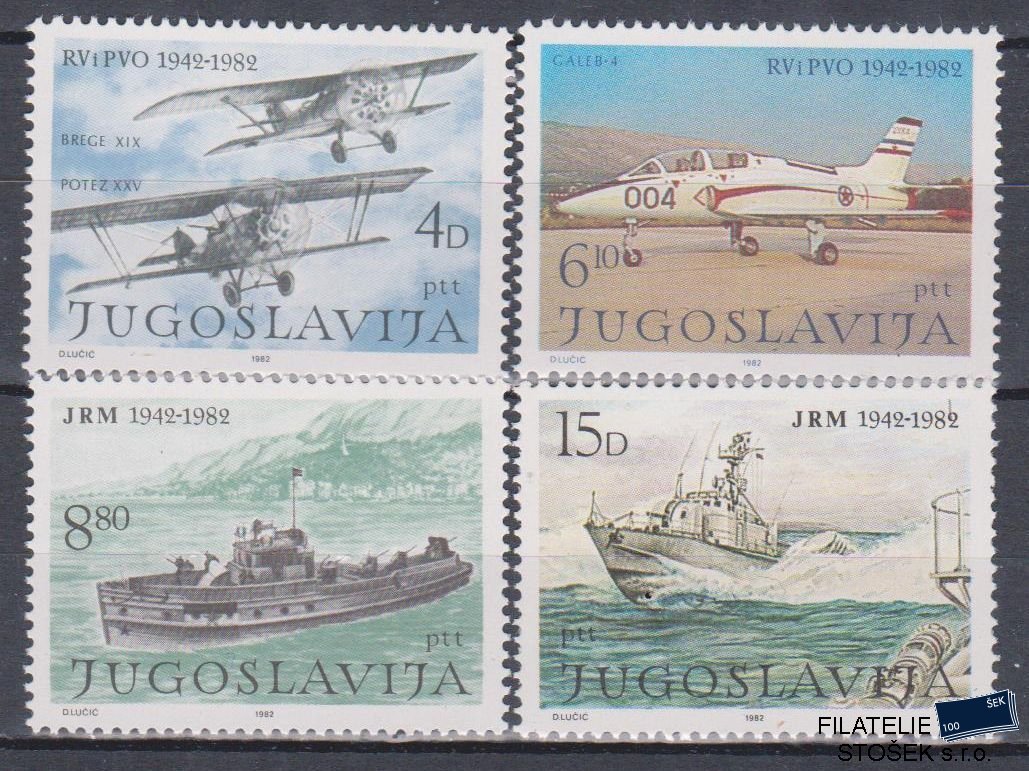 Jugoslávie známky Mi 1939-42