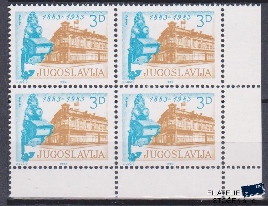 Jugoslávie známky Mi 1975 4 Blok