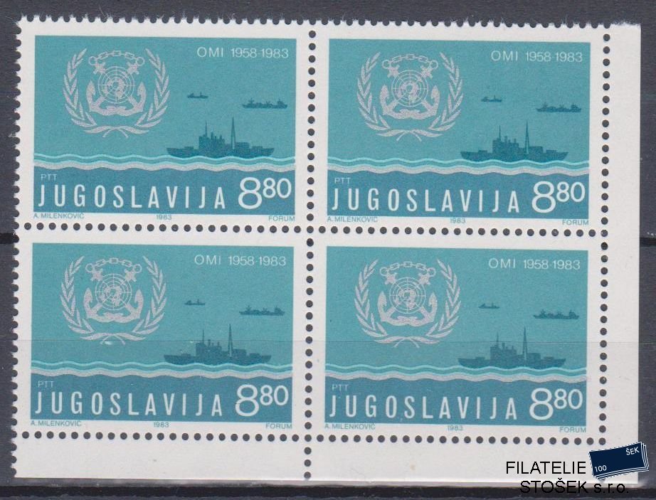 Jugoslávie známky Mi 1976 4 Blok