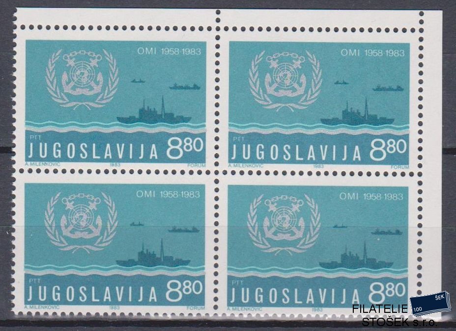 Jugoslávie známky Mi 1976 4 Blok