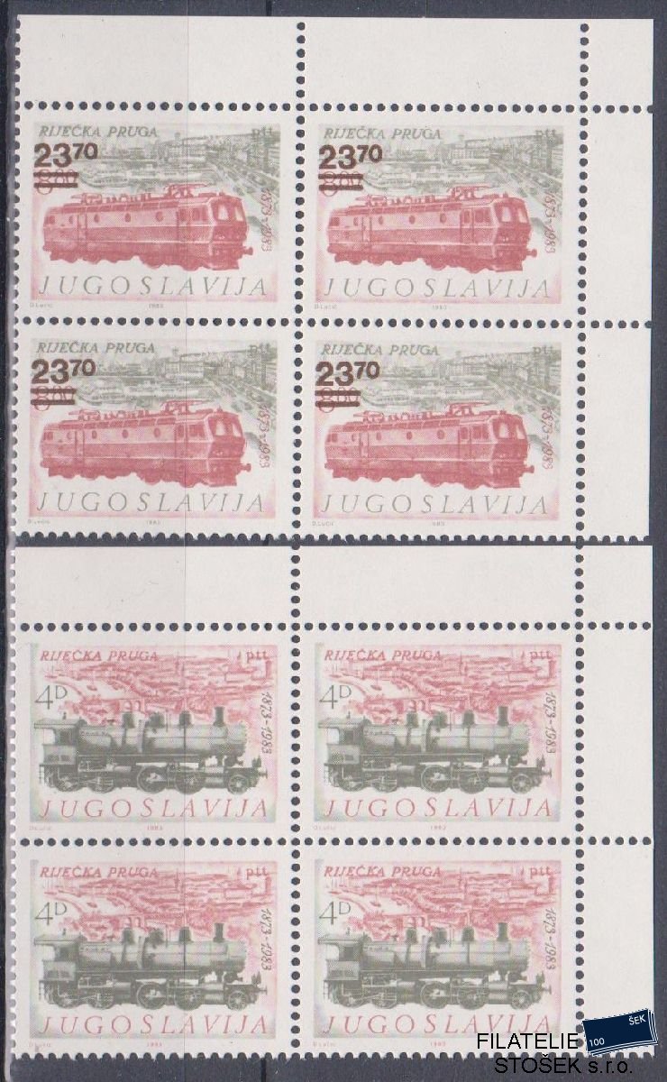 Jugoslávie známky Mi 1981-82 4 Blok