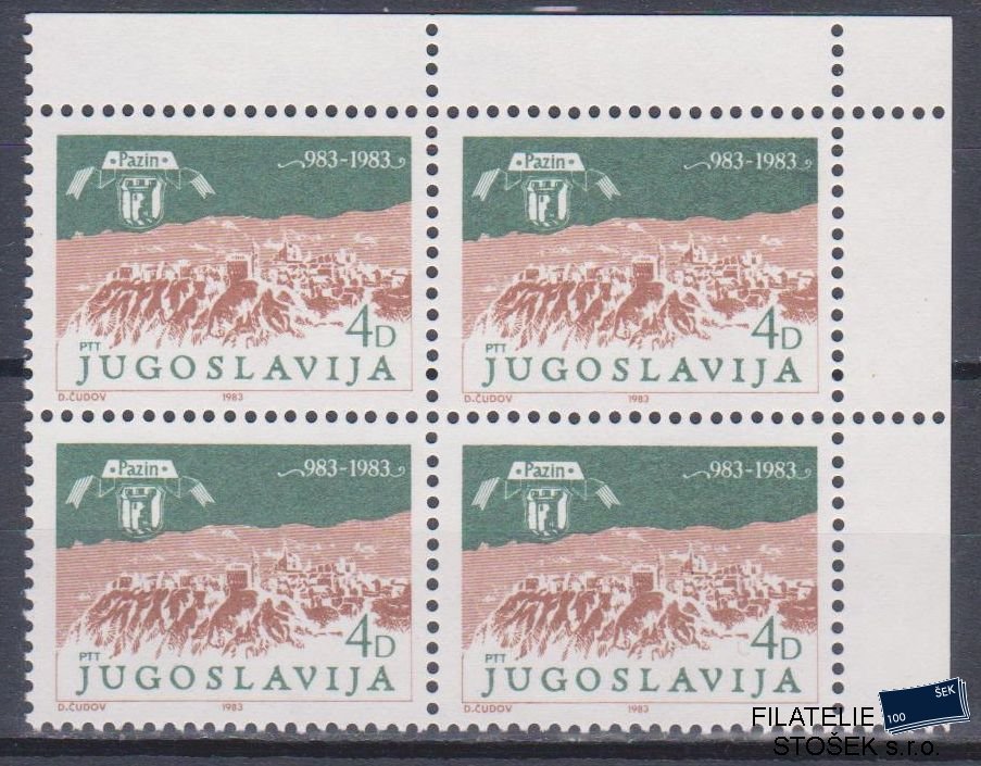 Jugoslávie známky Mi 1994 4 Blok