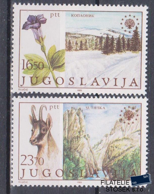 Jugoslávie známky Mi 2000-1
