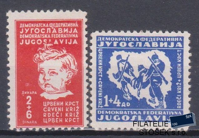 Jugoslávie známky Mi 459-60