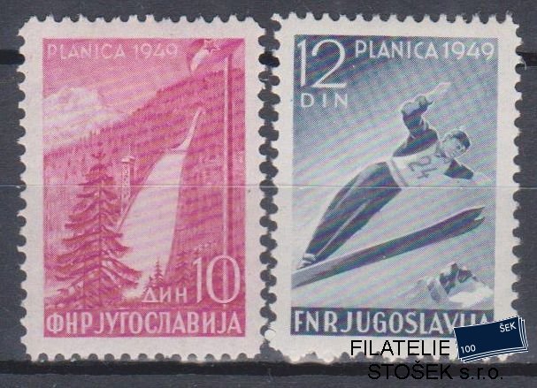 Jugoslávie známky Mi 570-71