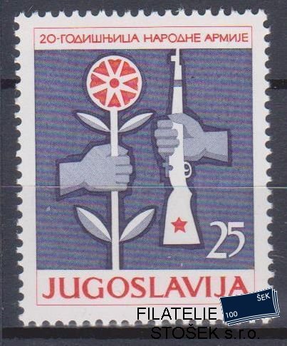 Jugoslávie známky Mi 971