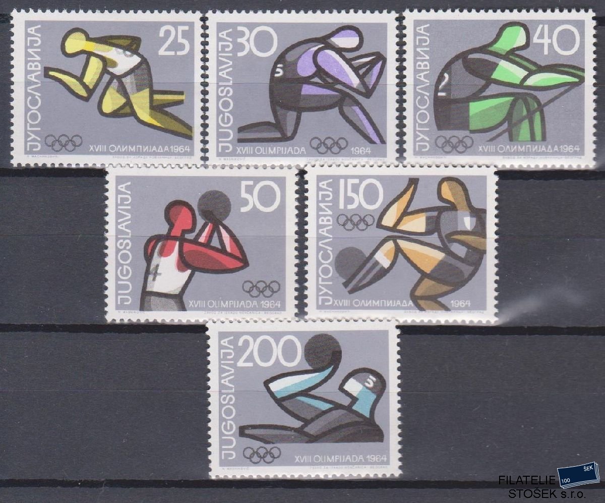 Jugoslávie známky Mi 1076-81