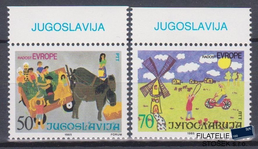 Jugoslávie známky Mi 2126-27