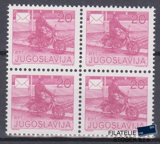 Jugoslávie známky Mi 2151C 4 Blok