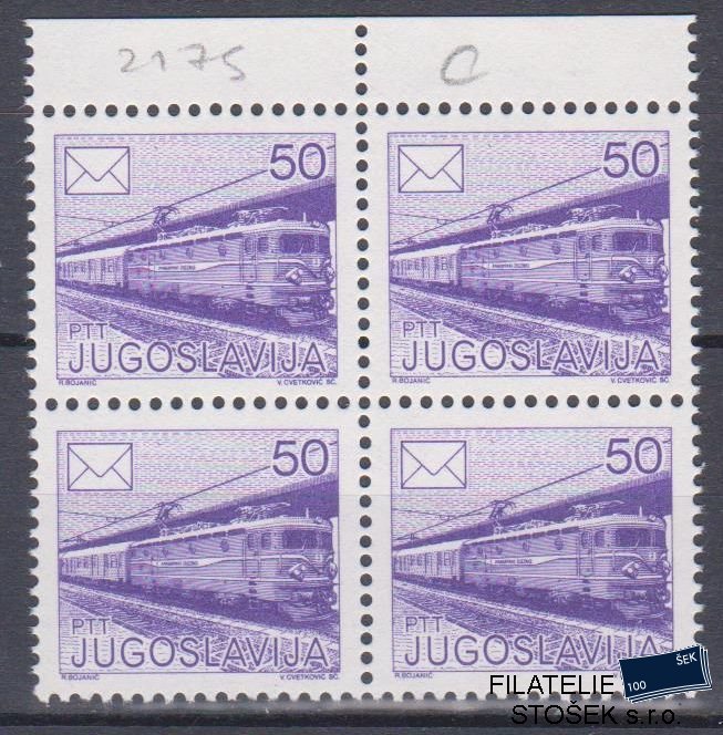 Jugoslávie známky Mi 2175C 4 Blok