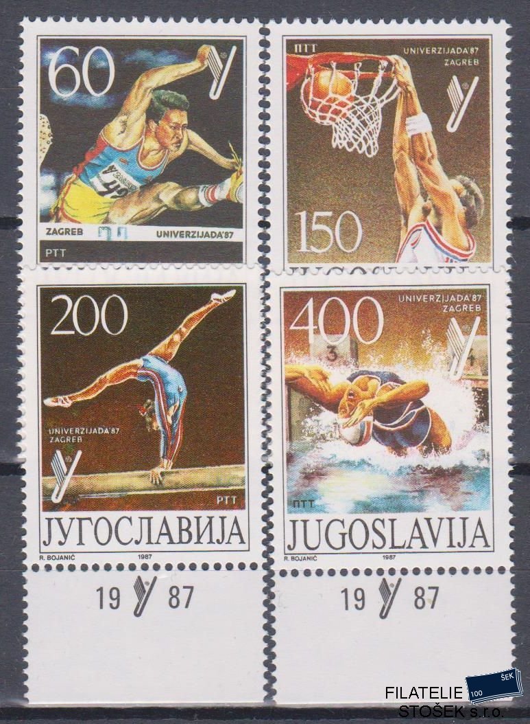 Jugoslávie známky Mi 2230-33