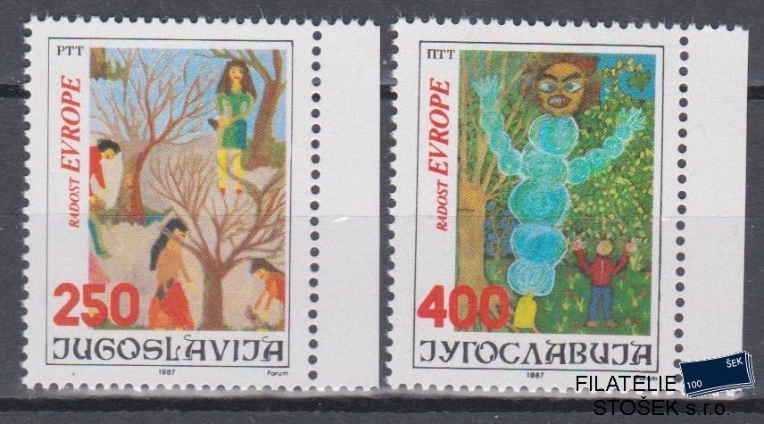 Jugoslávie známky Mi 2241-42
