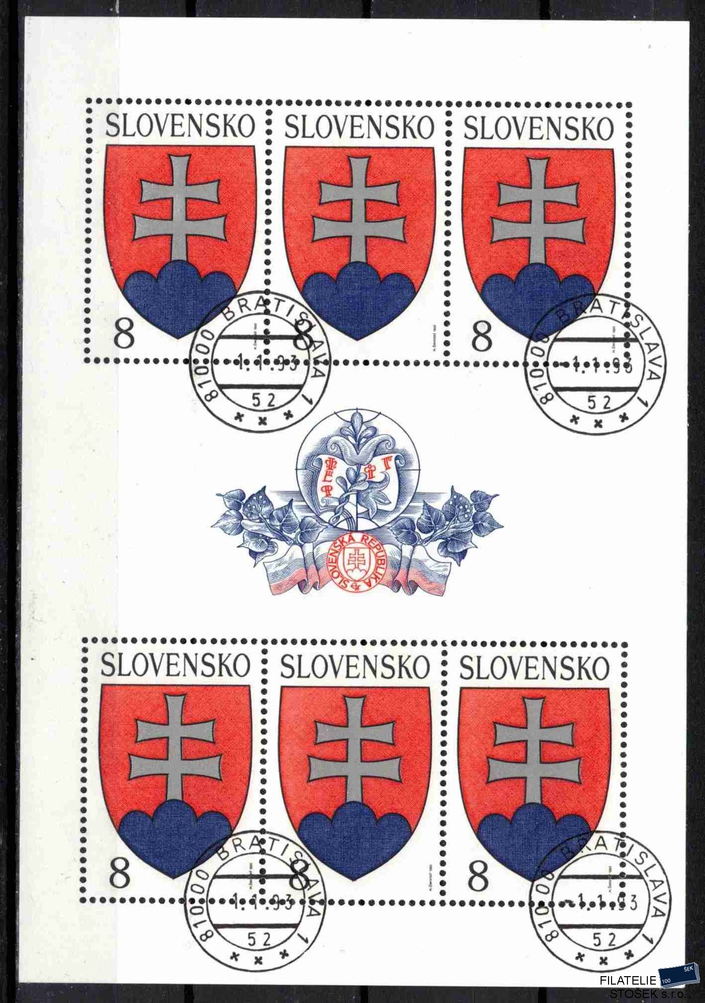 Slovensko známky 1 PL