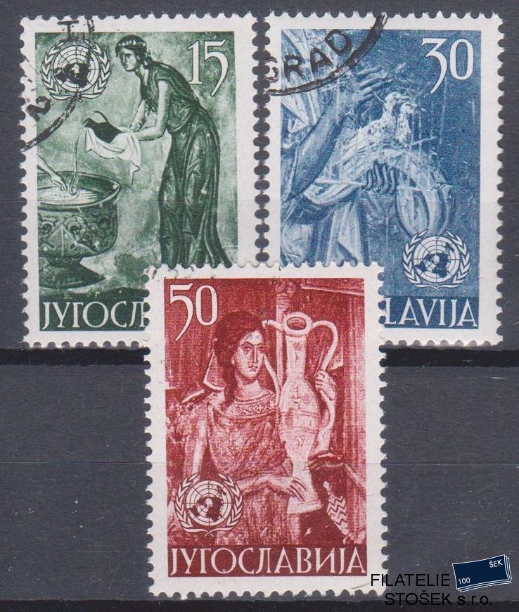 Jugoslávie známky Mi 714-16