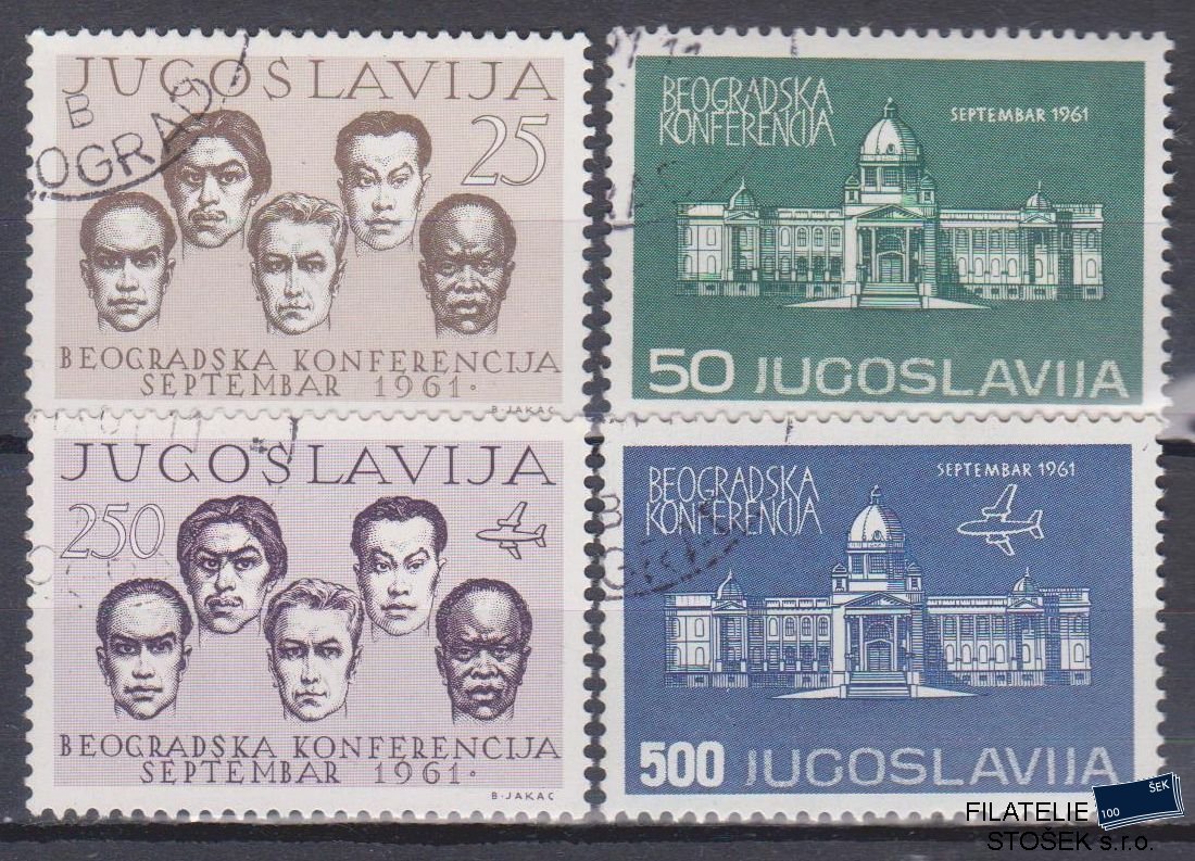 Jugoslávie známky Mi 958-61