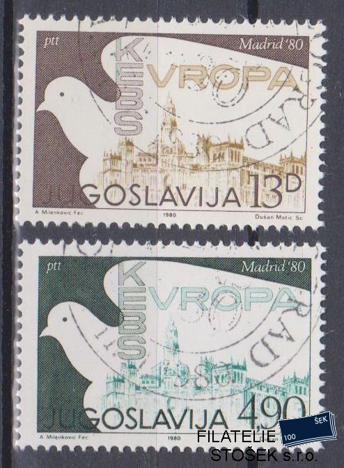 Jugoslávie známky Mi 1857-58