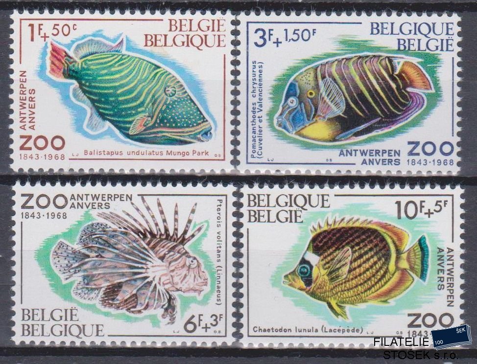 Belgie známky Mi 1527-30