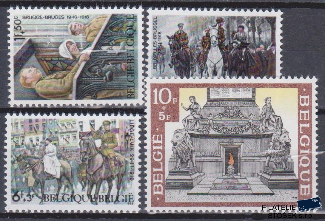 Belgie známky Mi 1531-34