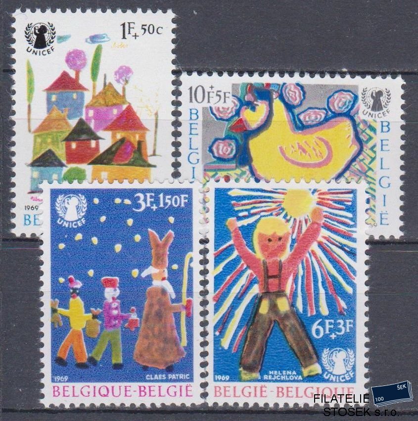 Belgie známky Mi 1551-54