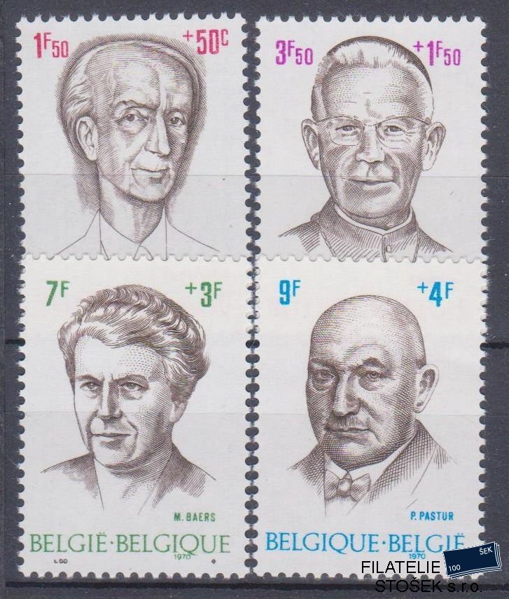 Belgie známky Mi 1613-16