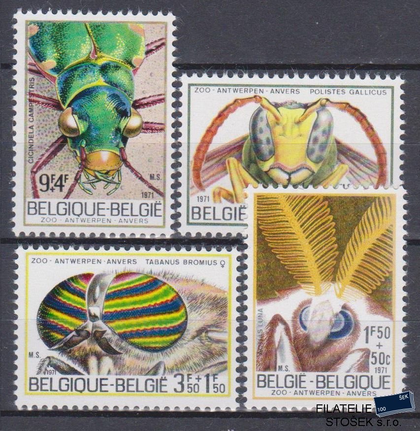 Belgie známky Mi 1663-66